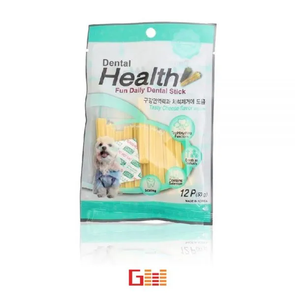 애완견 구강보호과 치석제거 스틱 껌 치즈향 12P, 1