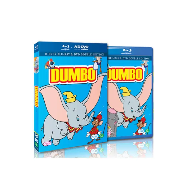[블루레이] 덤보 : 콤보팩 (2disc: BD＋DVD) - HD 고화질 / 4개국어 더빙 ＆ 자막지원, 단일상품