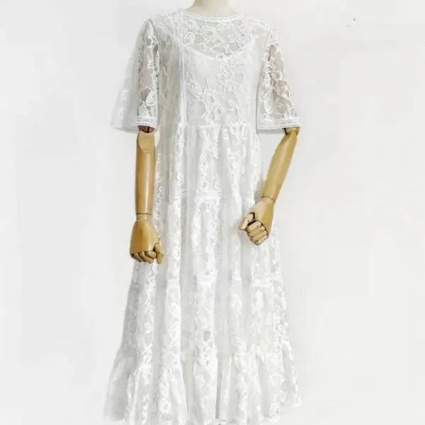 소문난여자옷 여신레이스플라워롱원피스 여친룩 데이트룩 나들이룩 하객패션