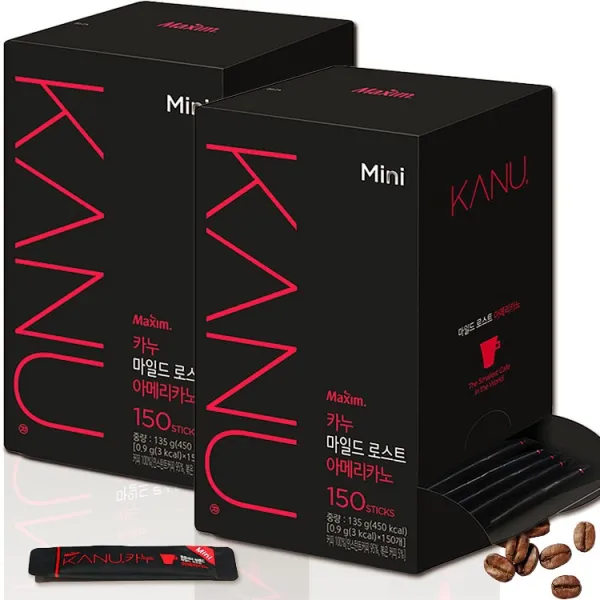 맥심 카누 미니 마일드 150Tx2개, 0.9g, 300개