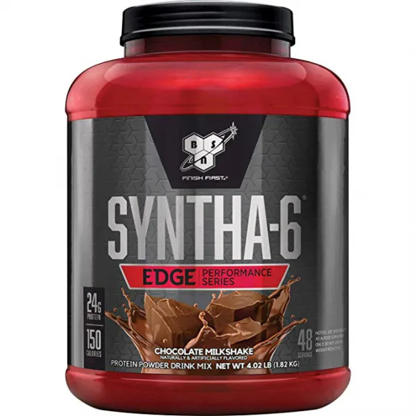 BSN 신타 6 엣지 프로틴 파우더 드링크 믹스, 1.82kg, 초콜릿 밀크셰이크(Chocolate Milkshake)
