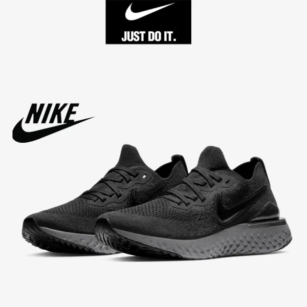 [미국직구정품] 나이키 운동화 에픽릭트 플라이닛2 블랙 NIKE EPIC REACT FLYKNIT 2 - WOMEN'S