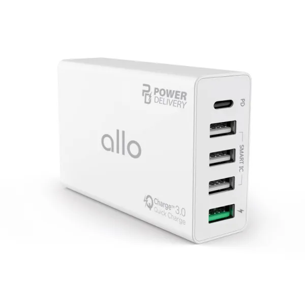 알로코리아 USB PD C타입 고속 멀티충전기 UC560PD QC3.0 지원 아이폰 아이패드 갤럭시 노트북 핸드폰 휴대폰 충전기 유선멀티충전기, UC560PD 단품