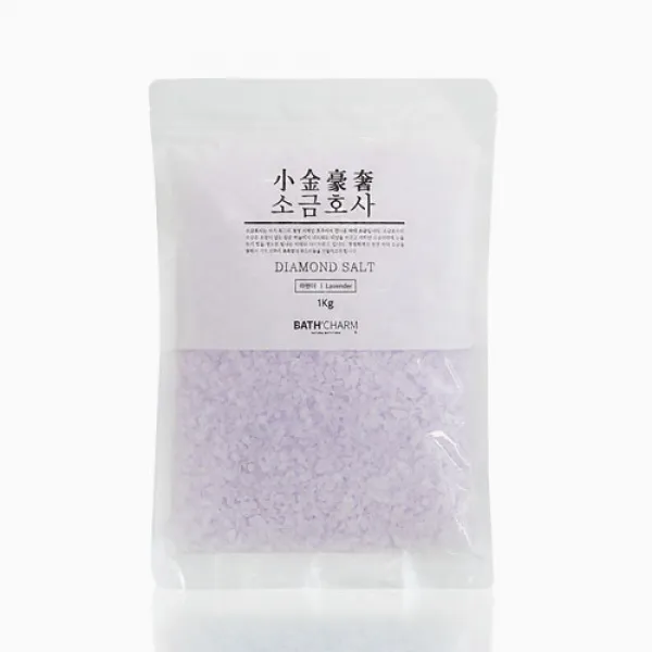 바스참 호주산 다이아몬드 솔트 소금호사 1kg - 라벤더, 1개