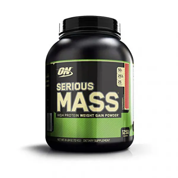 Optimum Nutrition 시리어스 매스 스트로베리맛, 2.72kg, 1개