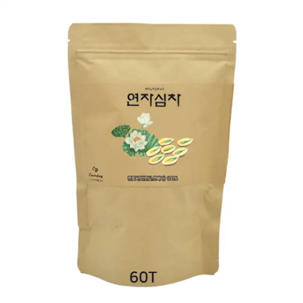 에너데이 연자심차 60티백 연꽃씨앗차 연배아 연자육, 60개입