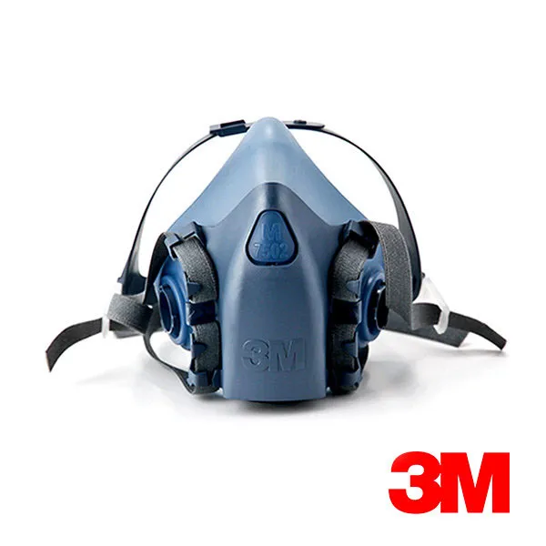 3M 방독마스크 7502 양구형 반면체 방진마스크, 단일상품
