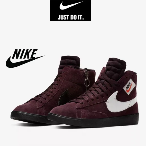 [미국직구정품] 나이키 운동화 블레이저 미드레벨 버건디 Women's Shoe Nike Blazer Mid Rebel
