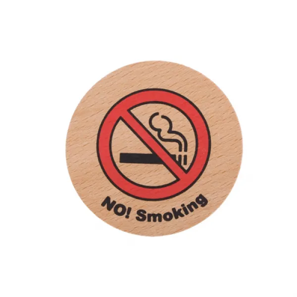 팝오피스 금연 금연구역 금연석 표지판 안내판 표시판, 04_No Smoking(우드):6505, 1개