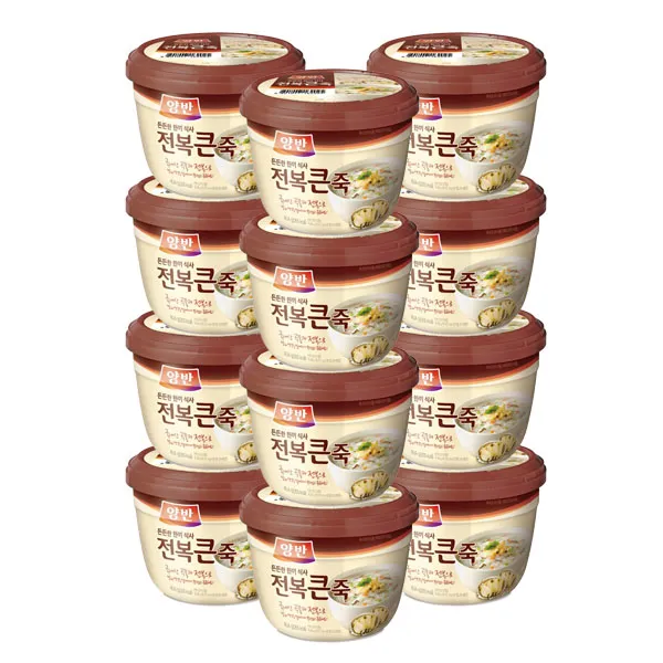 양반 전복큰죽404g, 404g, 12개