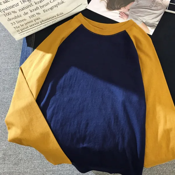 바이나우 여자 캐주얼 데일리 기본티셔츠jjtx088 긴팔 티셔츠