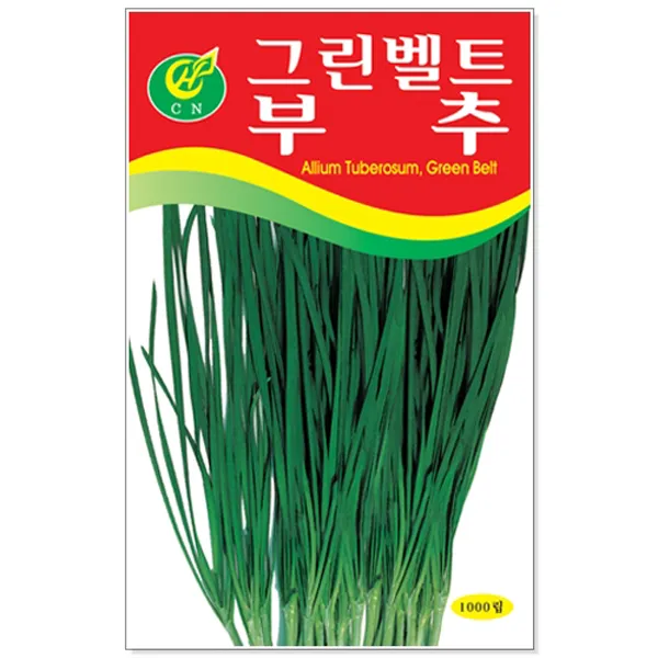 청농종묘 쑥갓 씨앗 4000립 - 채소씨앗 쑥갓씨 쑥갓씨앗, 06_그린벨트부추(1000립)
