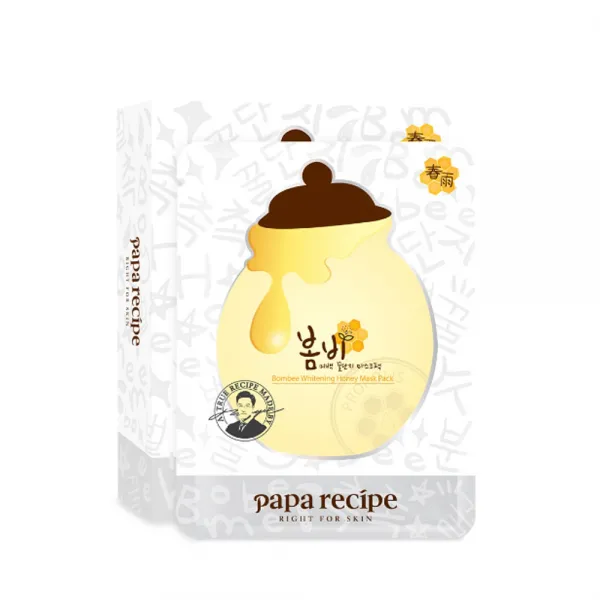 파파레서피 봄비 미백 꿀단지 마스크팩 25g x10매, 1개, 10매입