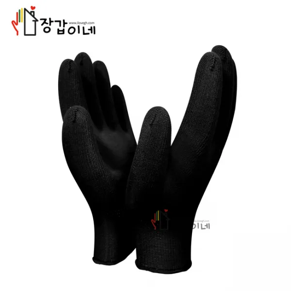 장갑이네 국산 행사용 운전 기사 장갑 칼라 면장갑 목장갑 빨강 노랑 파랑 검정 흰 1켤레, 1개