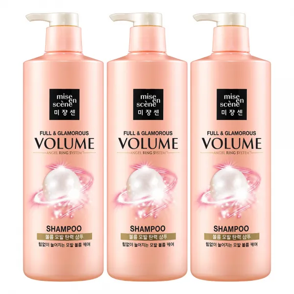 미쟝센 펄 풀&글래머러스 볼륨 샴푸 900ml x 3, 3개