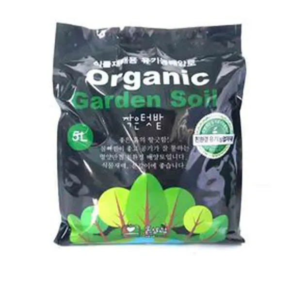 흙살림 유기질토양 5L(식물재배 배양토)+그로우백, 1Ea