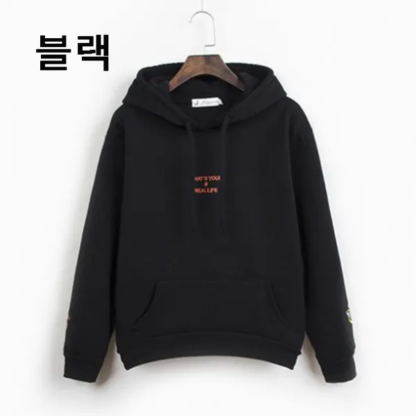 이우미 여성 루즈핏 후드티셔츠 Rs 024