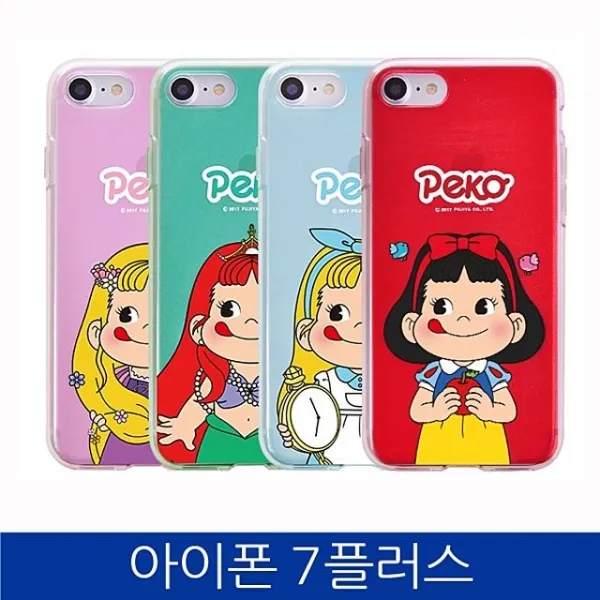 Clear Plus Case 프린세스 폰케이스 페코 미녀 페코 1