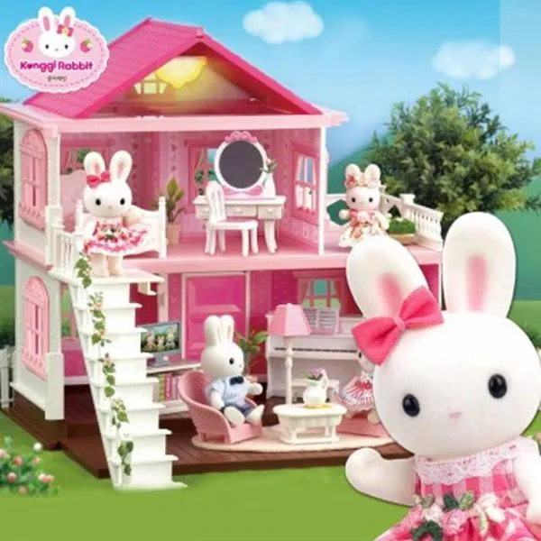 콩지래빗 이층집 어린이완구 캐릭터하우스 하우스