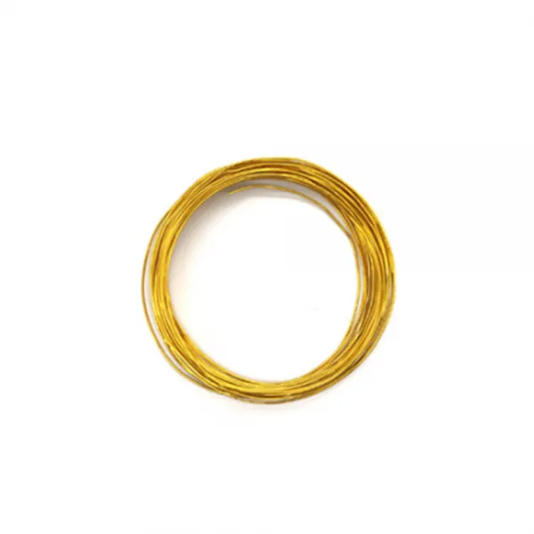 미리사몰 와이어공예 철사 1.0mm 1.6mm 컬러 칼라 공예철사 자유롭게 구부리고 절단 이니셜 공예 레터링 인테리어, 와이어공예철사(1.0mm):노랑