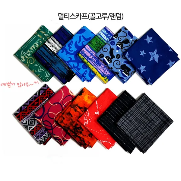 민스리빙 멀티스카프 버프 스포츠카프 쿨마스크, 멀티(골고루)