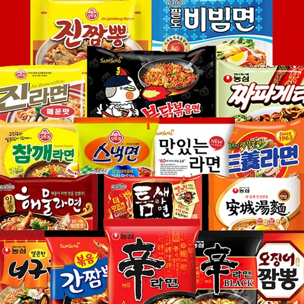 라면 농심 오뚜기 삼양 팔도 신라면 짜파게티 진라면 진짬뽕 골라담아요 06 진라면 순한맛 멀티 1개