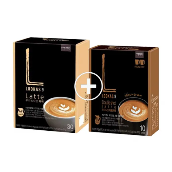 루카스나인 라떼30t+더블샷라떼10t 596g 1개