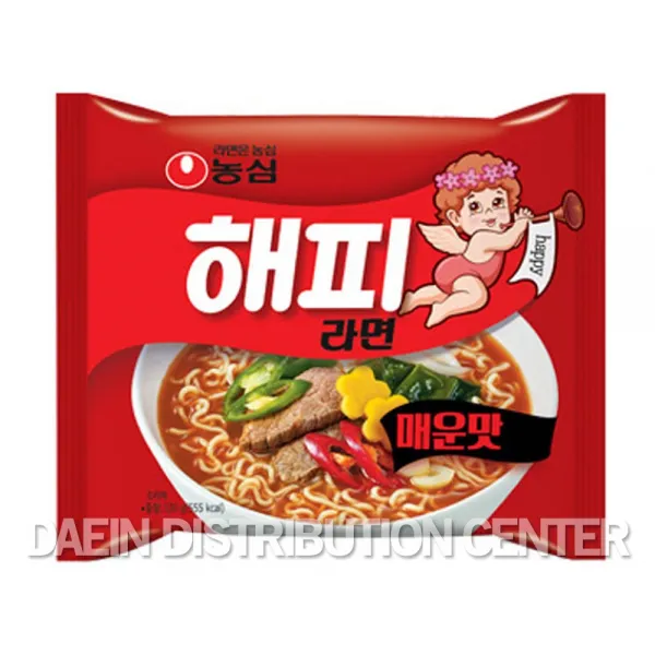 농심 해피라면 매운맛 106gx 40개+8개 기획상품 1box 48개입