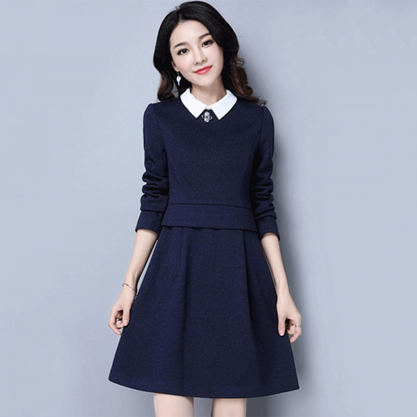 J 바람 향이 긴 팔 니트 원피스 롱원피스 Cx9dox3 Cx9dox3