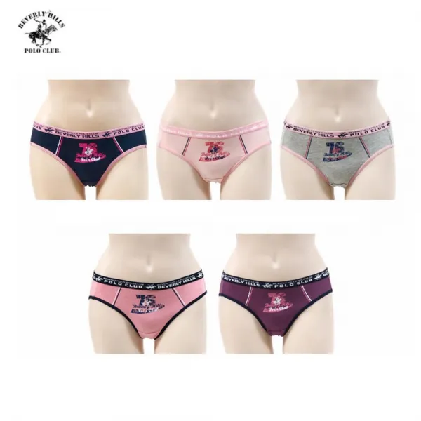 비버리힐즈폴로클럽 3007 여자 면스판 팬티 5매/여자팬티/여성드로즈/여성속옷/여성팬티/스판팬티