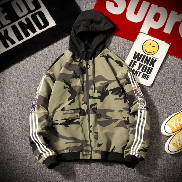 도깨비몰 여성 바람막이 하프자켓 카모플라주 트레이닝 운동복 스트릿 아우터 586984579148