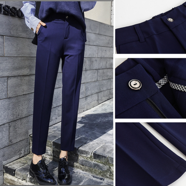 Mypandora 여성 9부바지 정장바지 슬랙스 정장팬츠 면접 기본sf22