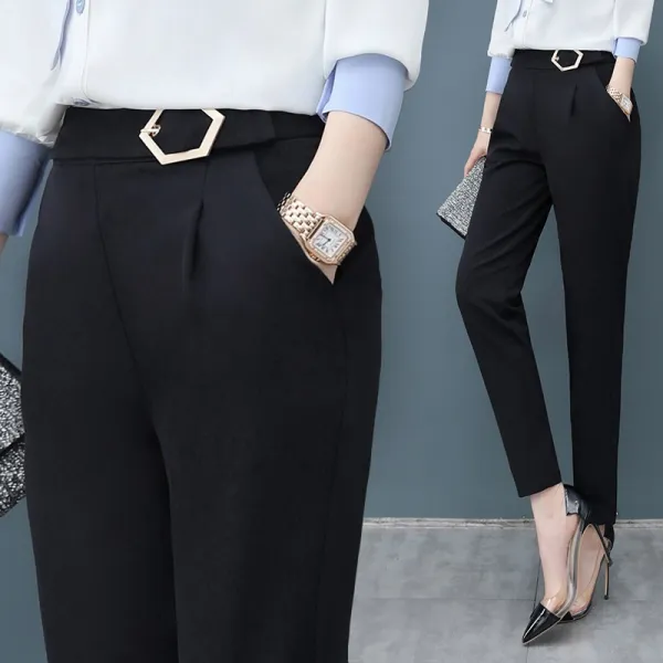 Mypandora 여성 9부바지 정장바지 슬랙스 정장팬츠 면접 기본sf11