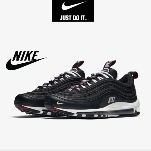  미국직구정품 나이키 에어맥스97 남자운동화 블랙레드 Nike Air Max 97 Men's Black Varsity Red