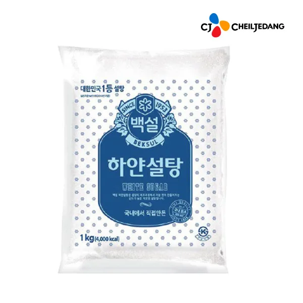 백설 하얀설탕, 1kg, 1개