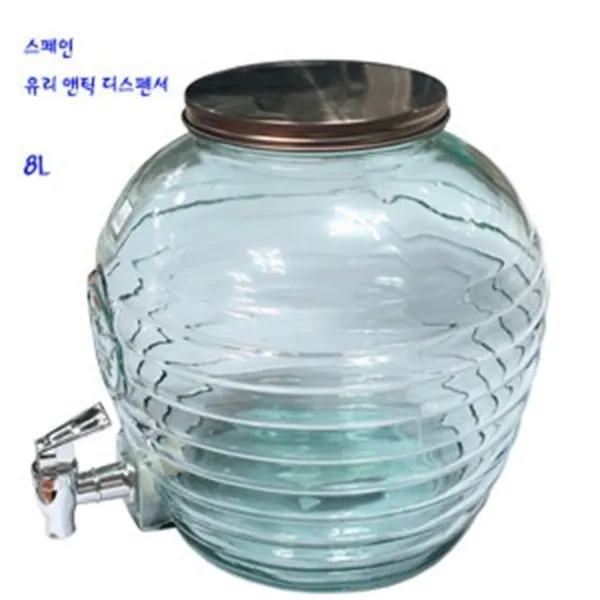 에스제이 주방용품 식기 밥그릇 공기 앤틱 디스팬서 술병 수도꼭지 8L 담금주 과실 야관문 조리용품 후라이팬 냄비, 1