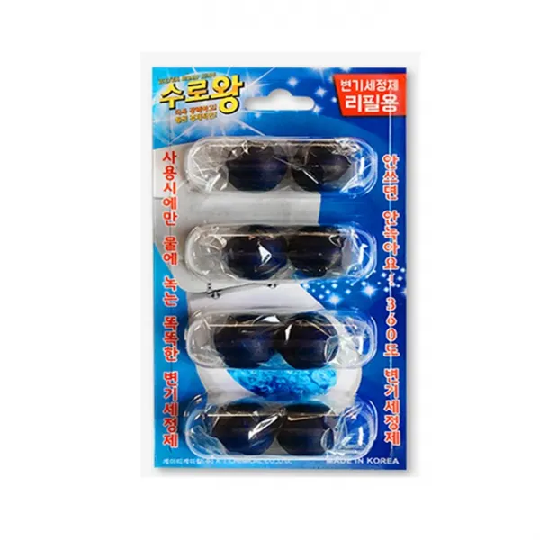 수로왕 변기세정제 리필 1＋1 무료배송 변기 세척 욕실, 02.수로왕 리필1＋1