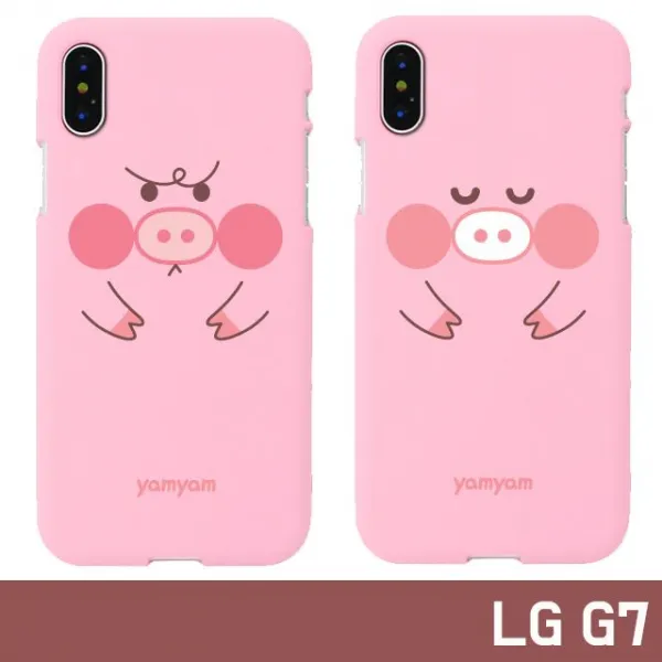 남다른핸드폰케이스_lgg7g710도야지표정소프트젤리케이스