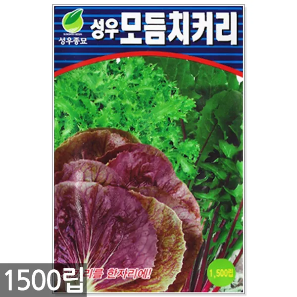 5종 모듬 치커리 씨앗 1500립 / 채소씨앗 채소씨 엔다이브 쌈채소씨앗, 06_모듬치커리(1500립)
