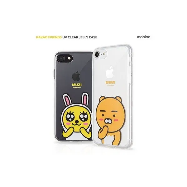 Lg G4 F500 카카오 프렌즈 Uv클리어 젤리케이스 모션테크 디자인:라이언베이직 상세 설명 참조