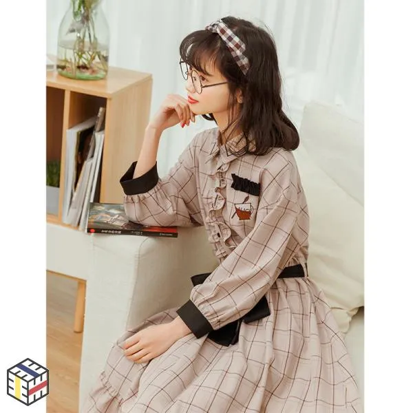 원피스 쉬폰 겨울 평민 2019 봄 일본식 소스 야마모토 슈퍼 요정 소녀