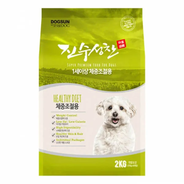 진수성찬 1세이상 체중조절용 리필 2kg(250g*8개), 1개