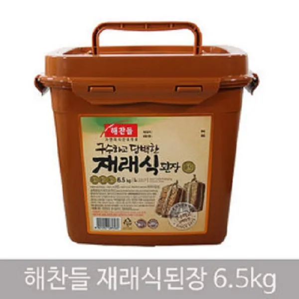  무료배송 해찬들 재래식된장 6.5kg 1통