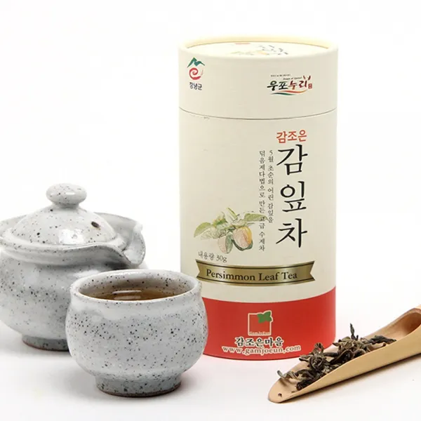 블루파머 덕음제다법으로 만든 오월의 감잎차 30g