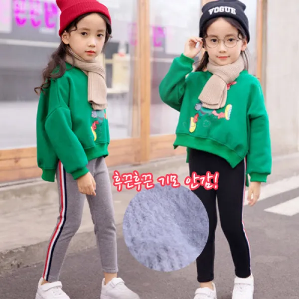 댓글이벤트 참고하세요^^러블리키즈 여아동용 겨울신상 스프릿 기모 레깅스