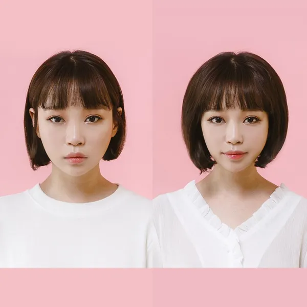 apAcka 뒤통수뽕 부분가발 3color, 투톤브라운, 1개