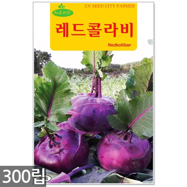 청농종묘 과일무 씨앗 100립 과일무씨앗 수박무씨앗 씨 무씨앗 무 과일무씨 수박무씨, 05_레드콜라비(300립)