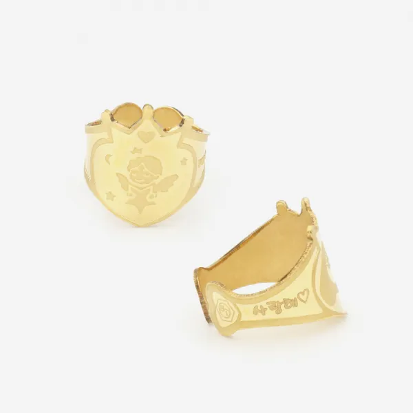 24K 순금 돌반지 별을품은아기천사 3.75g