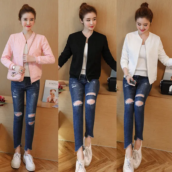 원픽 2019년 봄신상 여성 박시핏 숏블루종 St 가디건