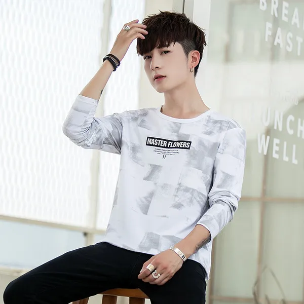 원픽 2019년 봄신상 Master Flowrs 남자 캐주얼 티셔츠
